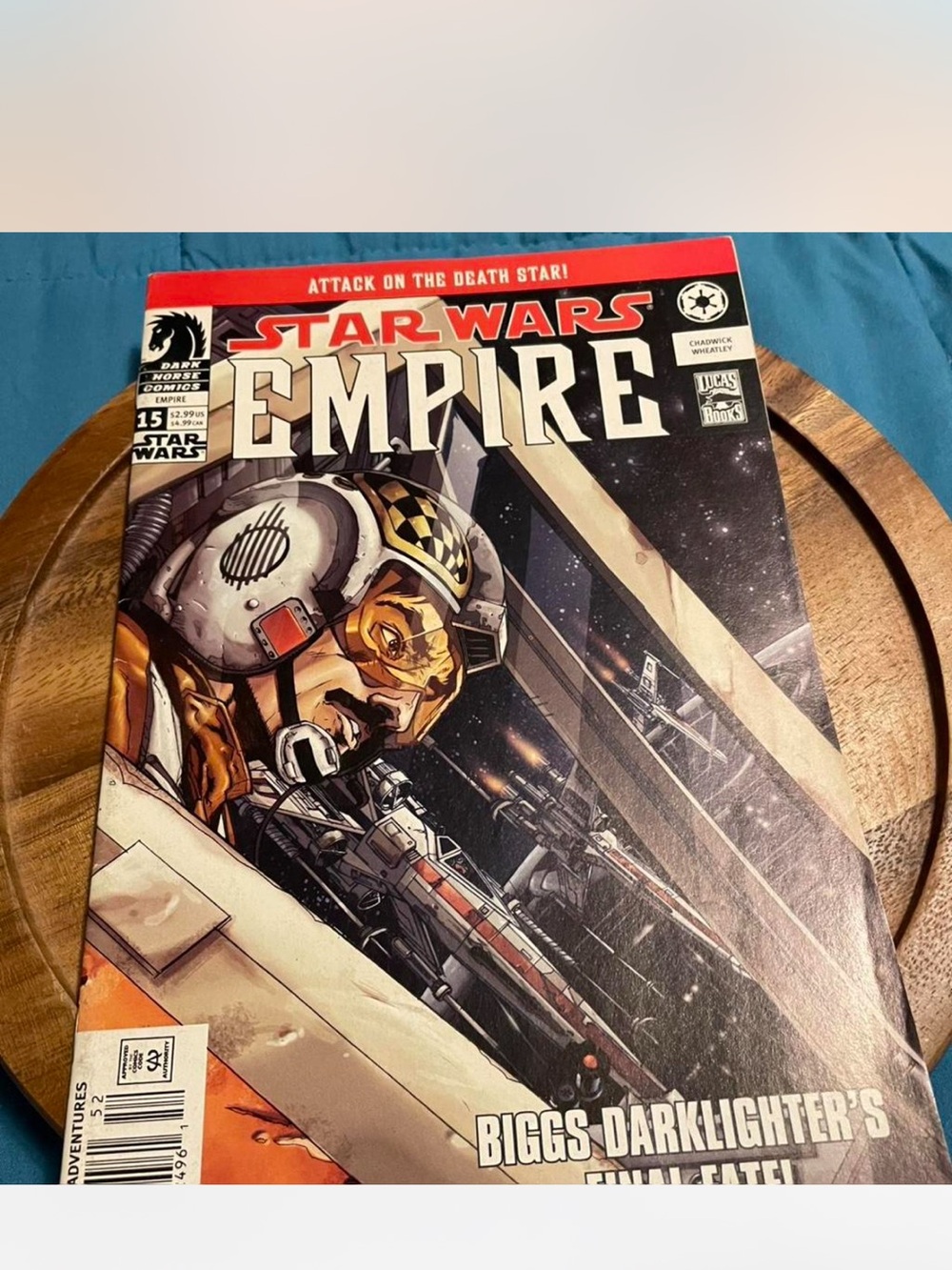 Star Wars Empire Comic Cover – Red, Black, White Artwork